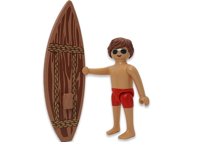 Artículo de Playmobil, Surfero con tabla