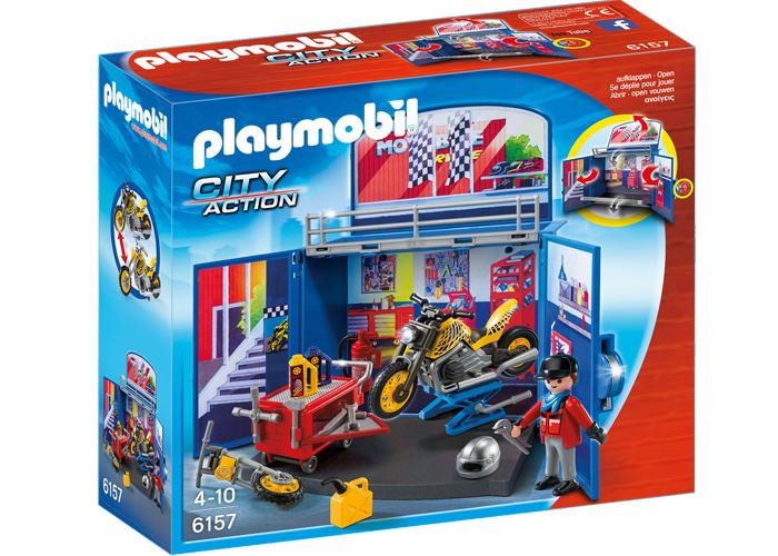 Artículo de Playmobil, Taller de Motos maletín