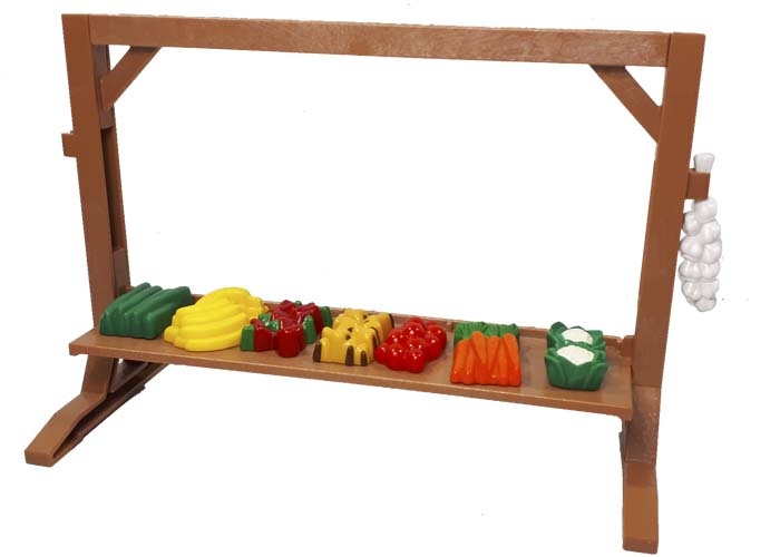 Artículo de Playmobil, Tenderete Frutas Verduras
