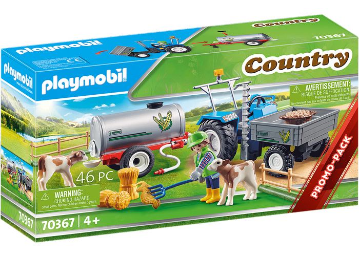 Artículo de Playmobil, Tractor de carga con tanque de agua