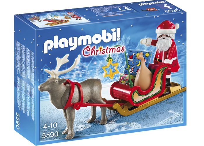 Artículo de Playmobil, Trineo de Papa Noel con Reno