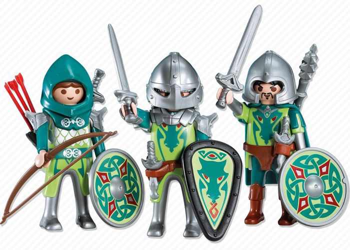 Artículo de Playmobil, Trio Caballeros del Dragon