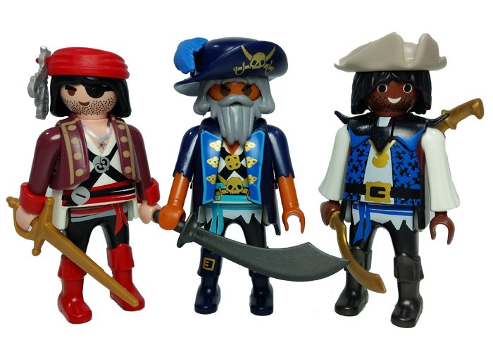 Artículo de Playmobil, Trío de piratas modernos
