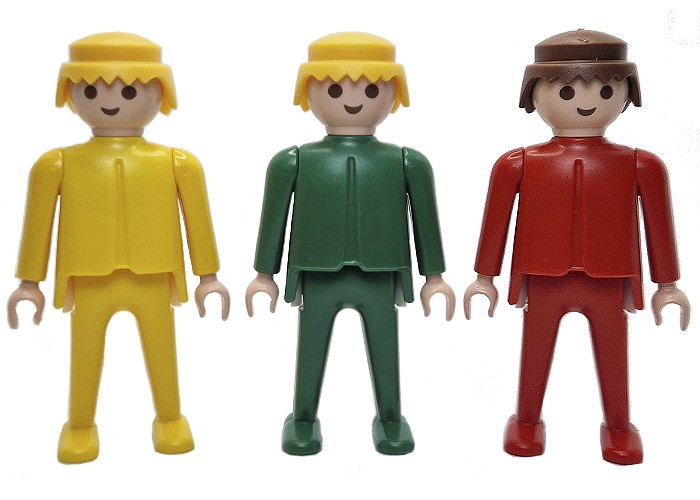 Artículo de Playmobil, Trío Figuras Clásicas Colores