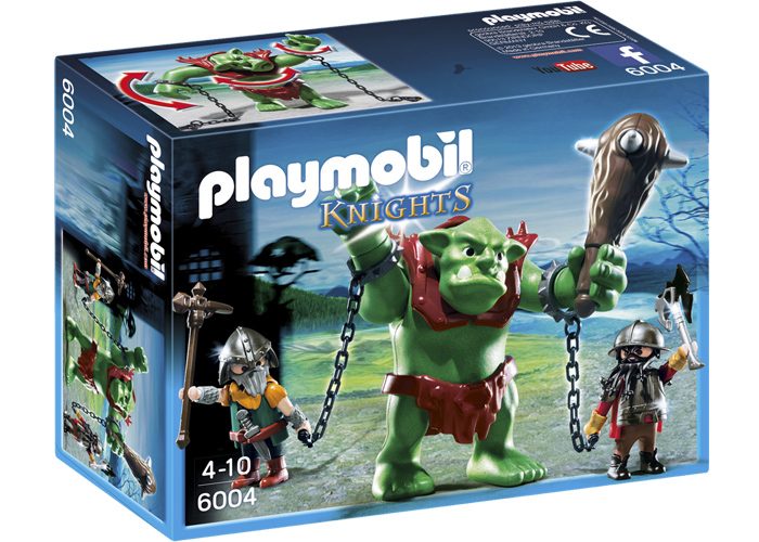 Artículo de Playmobil, Troll con enanos Medieval