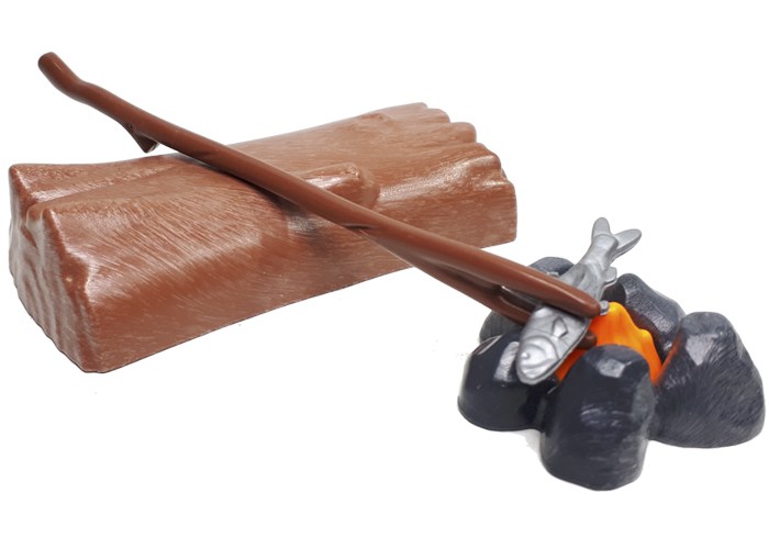 Artículo de Playmobil, Tronco con hoguera