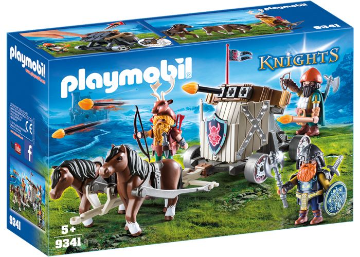 Artículo de Playmobil, Tropa de Asalto con carro ballesta de enanos