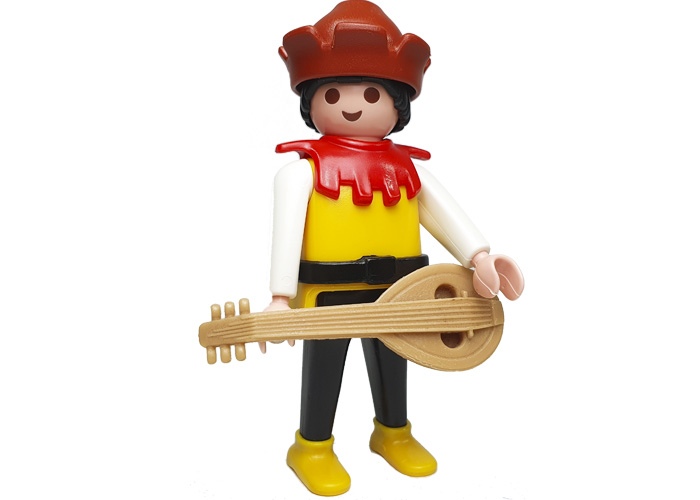 Artículo de Playmobil, Trovador Medieval con Laúd