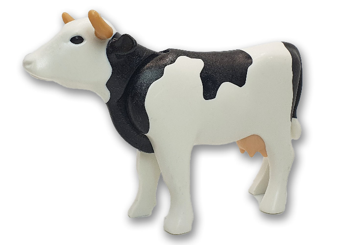 Artículo de Playmobil, Vaca blanca con manchas negras