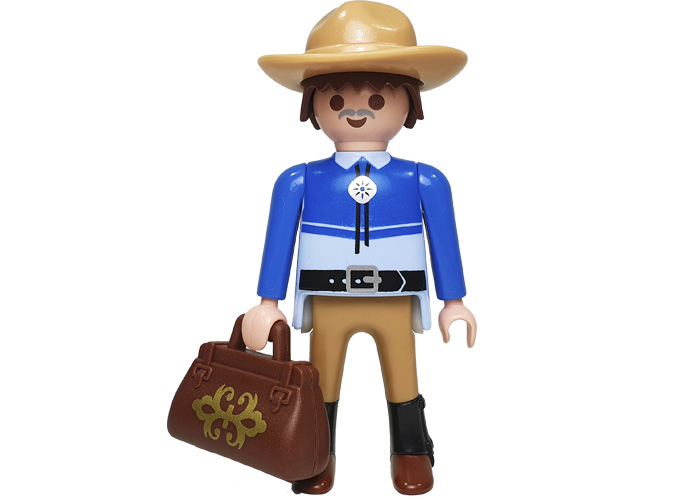 Artículo de Playmobil, Vaquero con maletín