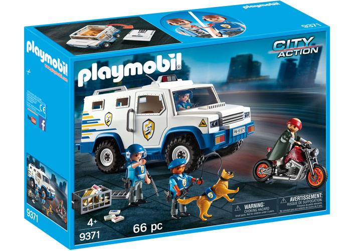 Artículo de Playmobil, Vehiculo Blindado Policia