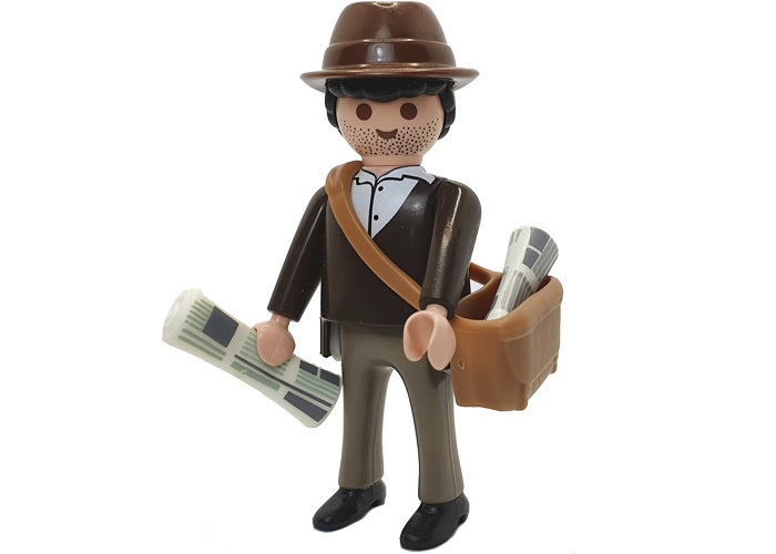 Artículo de Playmobil, Vendedor periódicos victoriano