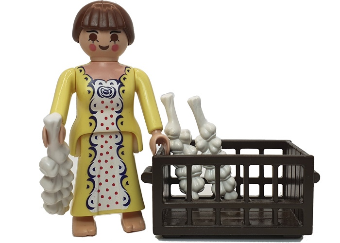 Artículo de Playmobil, Vendedora de ajos