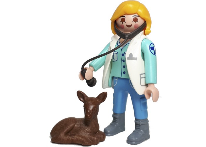 Artículo de Playmobil, Veterinaria con cervatillo