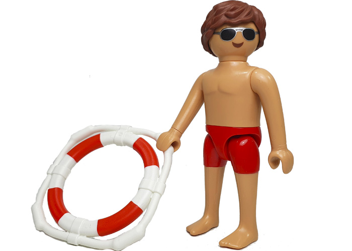 Artículo de Playmobil, Vigilante de la playa Mitch