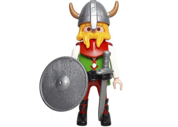 Artículo de Playmobil, Vikingo guerrero barba rubia