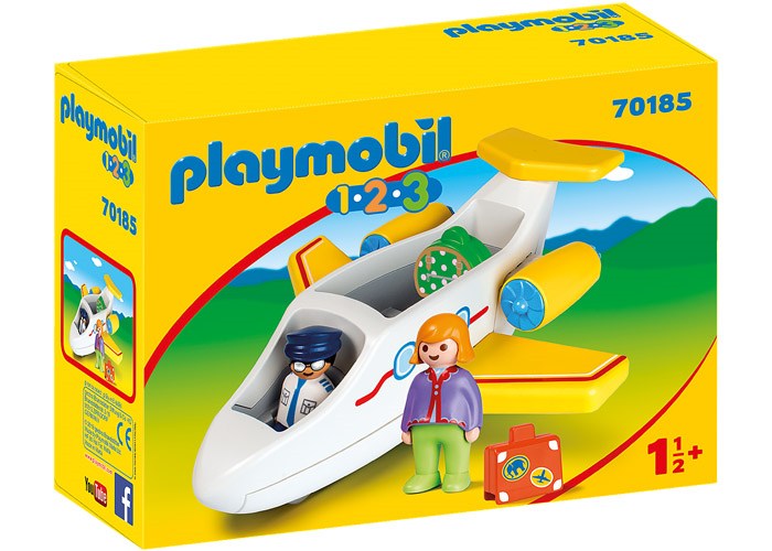Playmobil 1 2 3 Avion de pasajeros 1 2 3 playmobil