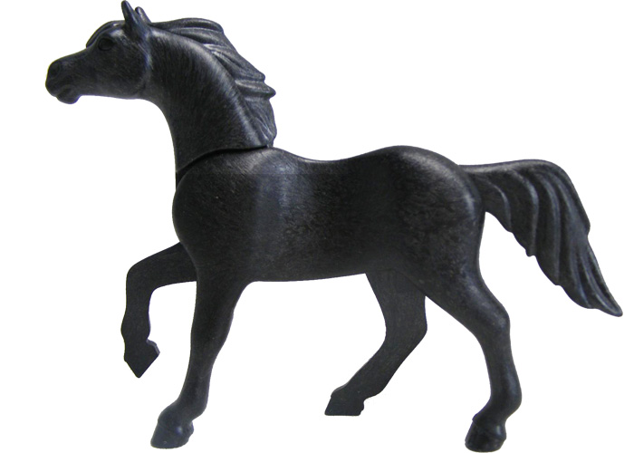 Playmobil Caballo Negro Galope playmobil
