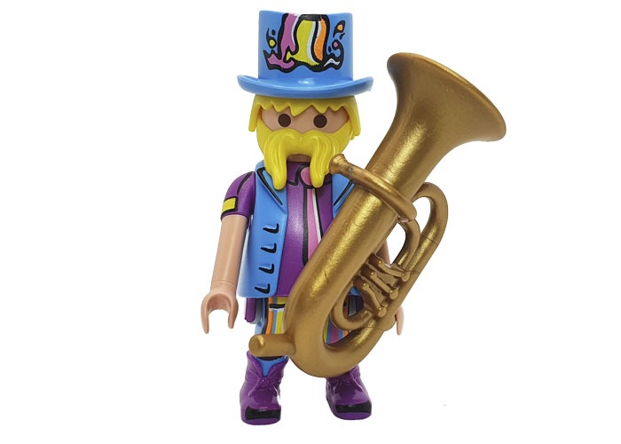 Playmobil Color Helper con tuba playmobil