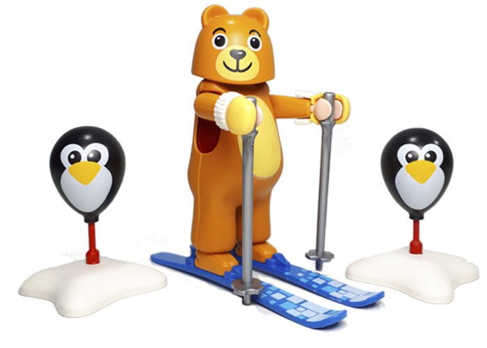 Playmobil Esquiador disfraz de oso playmobil