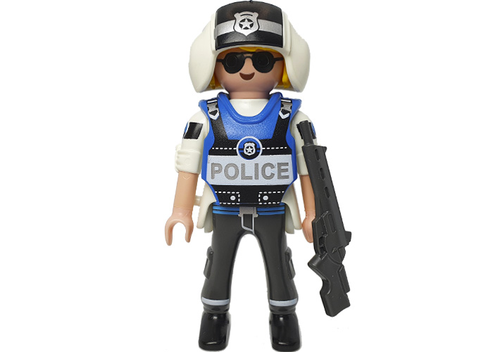 Playmobil Policía Asalto con fusil playmobil