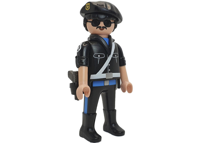 Playmobil Policía Boina y bigote playmobil
