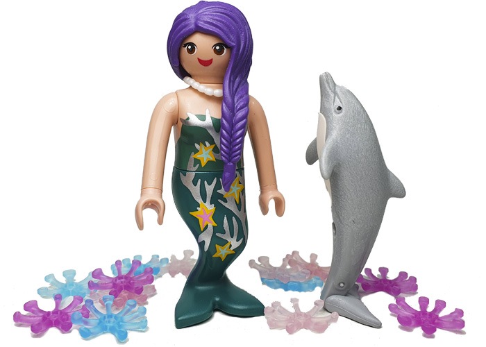 Playmobil Sirena con delfin playmobil